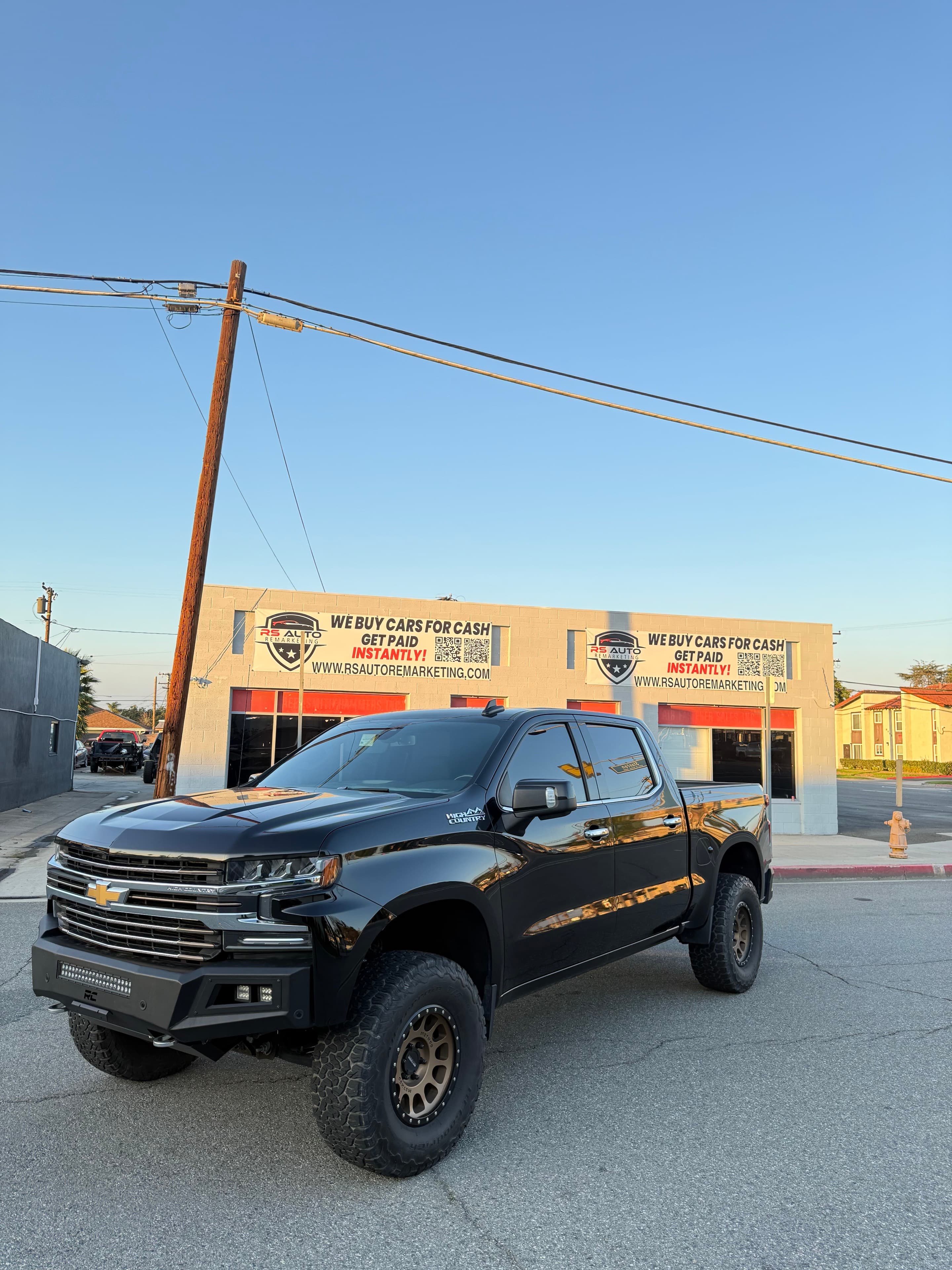Chevrolet Silverado outside RS Auto on Whitaker Street